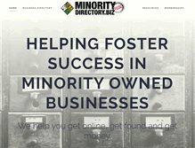 Tablet Screenshot of minoritydirectory.biz